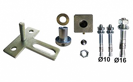 GONDS RÉGLABLES ET PIVOTS